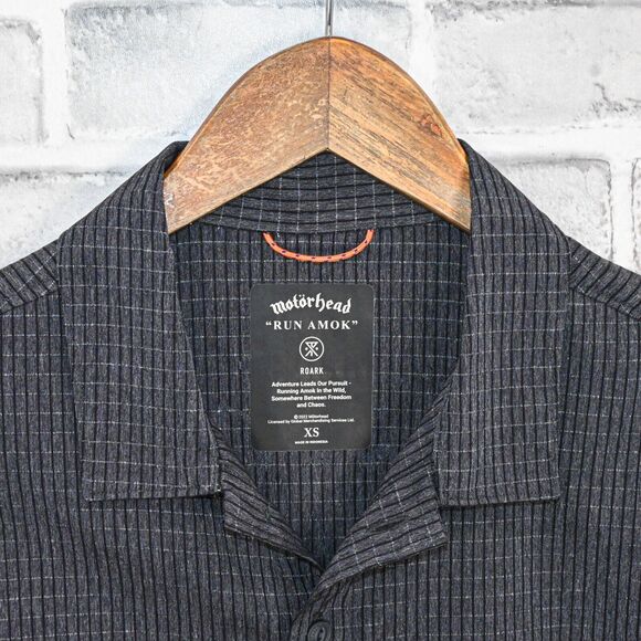 ROARK Moterhead Bless up Trail Shirt in Black size XS - Picture 3 of 6